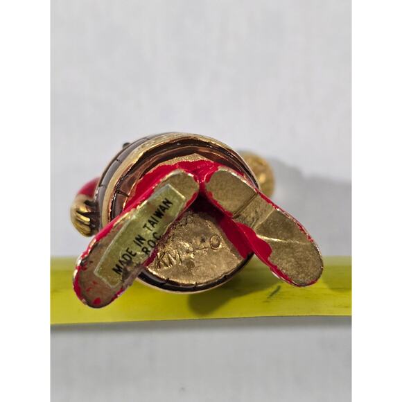 Vintage 1970s–1980s Spoontiques KM440 Pewter Clown in Barrel with Crystal Ball - Picture 14 of 15